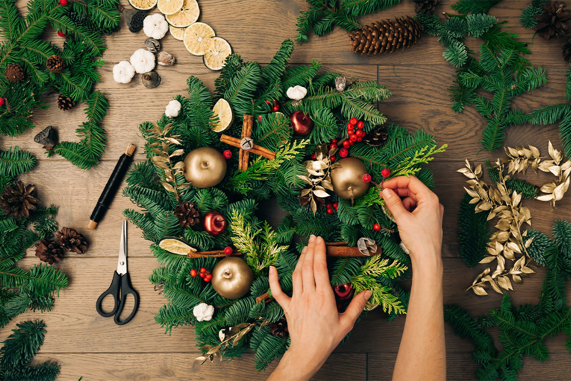 Wreath Making and Festive Afternoon Tea